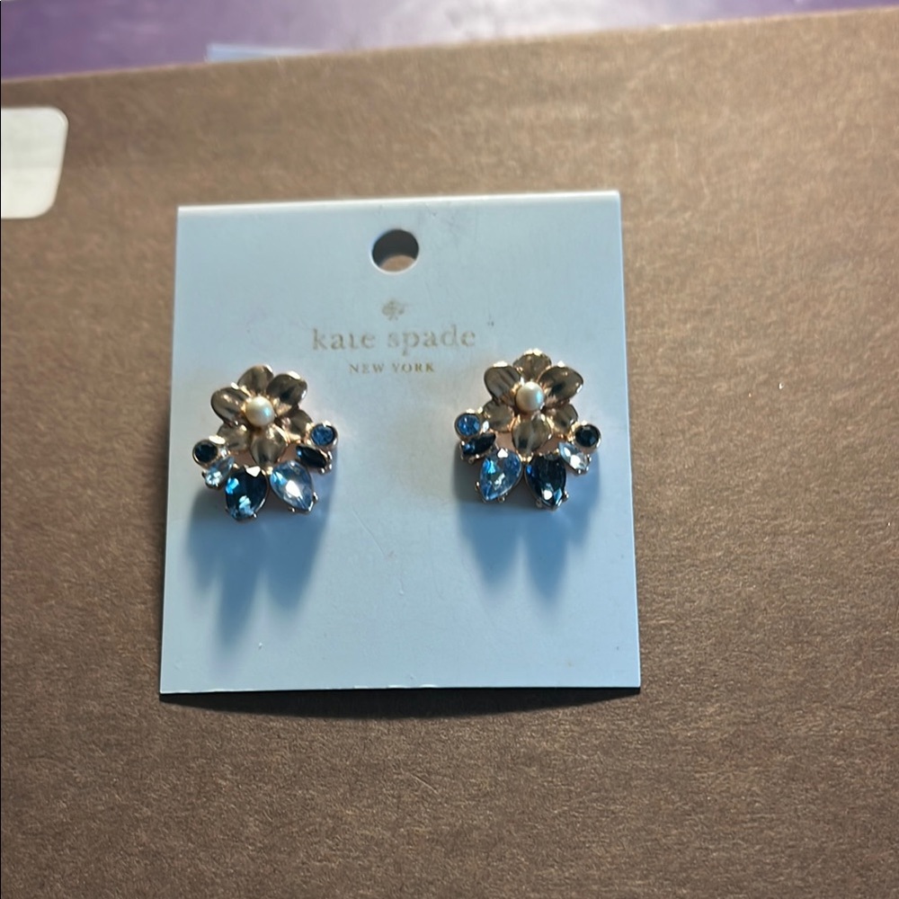 Kate Spade wild garden stubs earrings